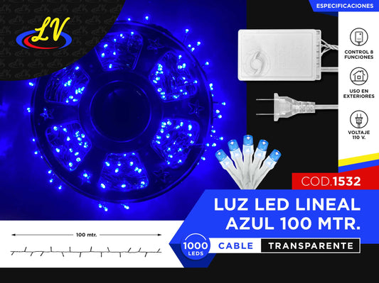 LINEAL TIPO UL – AZUL – 100 MTS