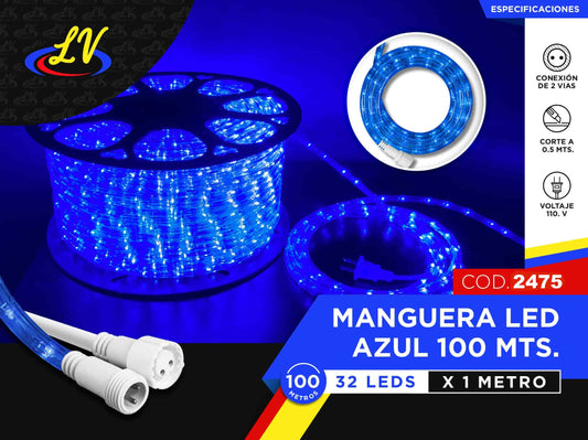 MANGUERA – AZUL – 100 MTS